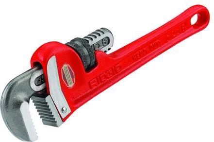 Actual product image Ridgid 8 Heavy duty pipe wrench straight model 8 (185 mm)