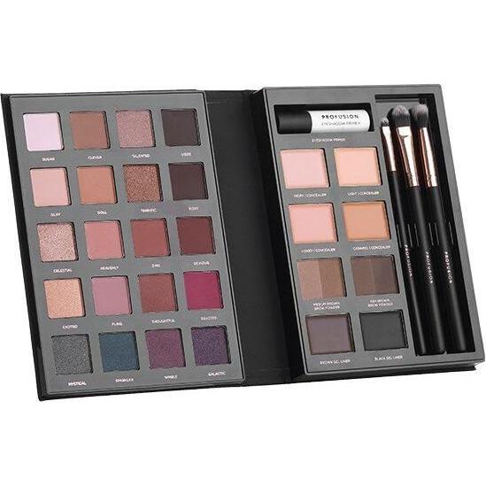 Thumbnail - Profusion, Lidschatten, Pro Eyes 32 pc Professional Eye Kit - Eyeshadow, Brow Powder, Brushes