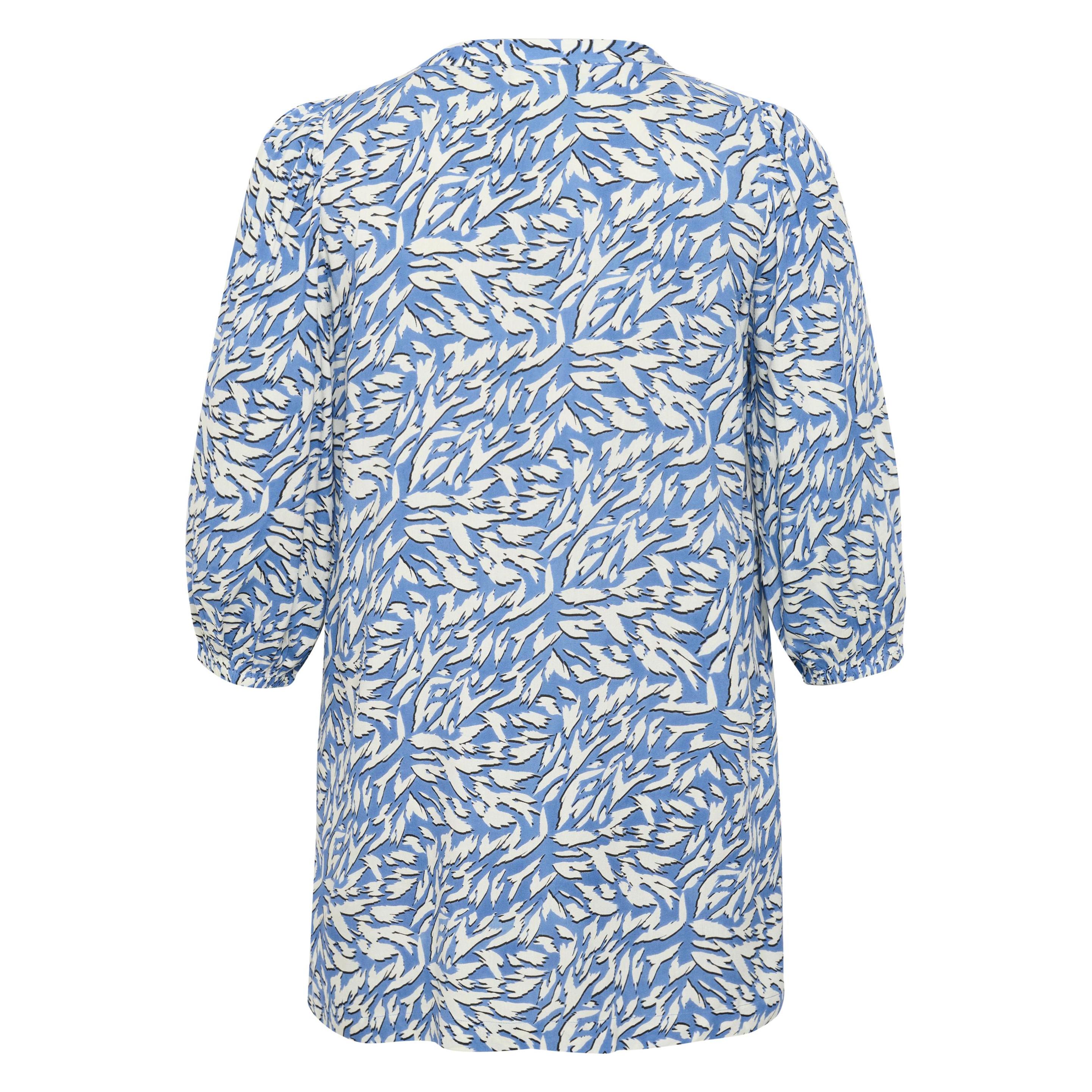 Kaffe, Damen, Blusen, Jenny, Blau, Mehrfarbig, (46)