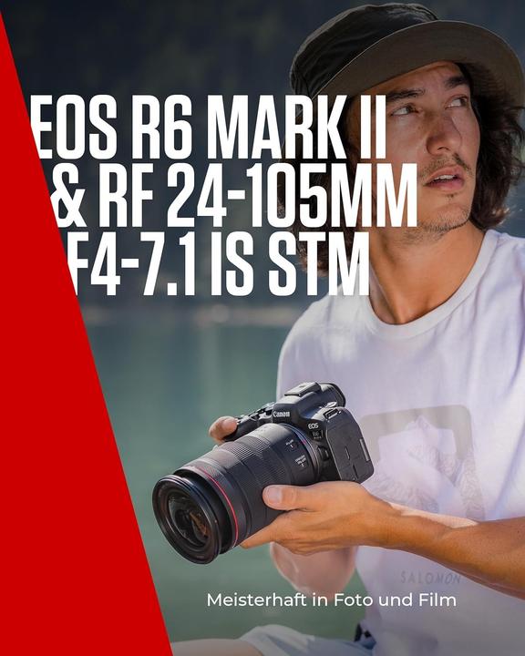 Produktbild Canon EOS R6 Mark II Kit (EU) (24 - 105 mm, 24.20 Mpx, Vollformat)