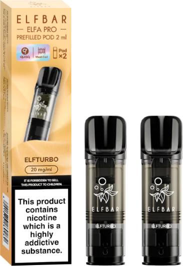 Immagine prodotto Elfbar ELFA Pro - Cialde da 2 ml, Elfturbo