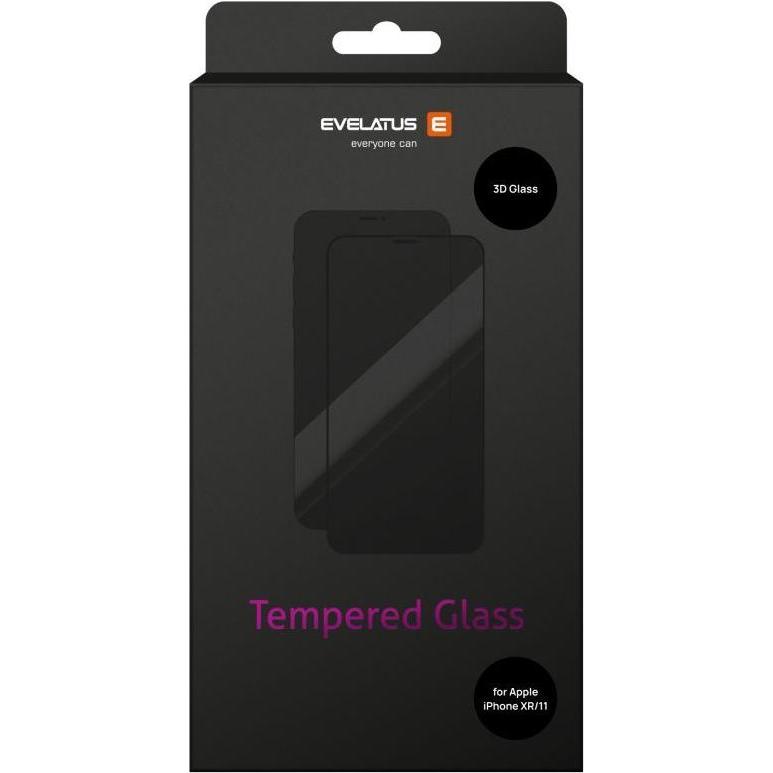Evelatus Apple iPhone XR/11 vetro 3D (1 pz., Apple iPhone XR, K11), Pellicola protettiva smartphone