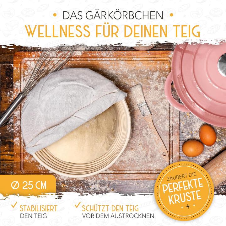 Produktbild Krustenzauber Brotbacktopf mit Gärkorb
