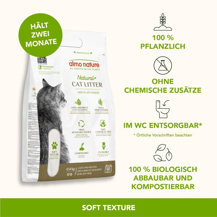 Produktbild Almo Nature Katzenstreu (Klumpend, 4.54 kg)