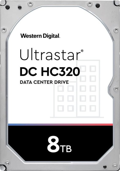 Actual product image WD Ultrastar 7K8 HDD SAS /s 512E TCG P3 7200Rpm HUS728T8TAL5204.5 inch B (8 TB, 3.5", CMR)