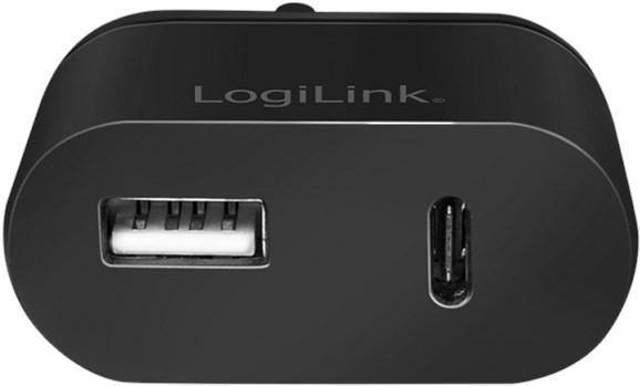 Productafbeelding LogiLink USB-adapterstekker met vaste kabel (12 W)