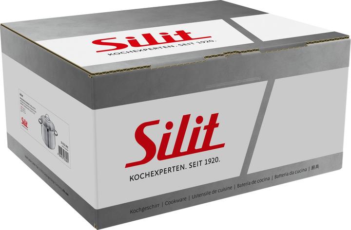 Actual product image Silit Kochtopf Fleischtopf Induktion 24cm Glasdeckel 5,7l Achat Edelstahl 18/10 (Casserole + Stewpot, Stainless steel, 24 x 18 cm)