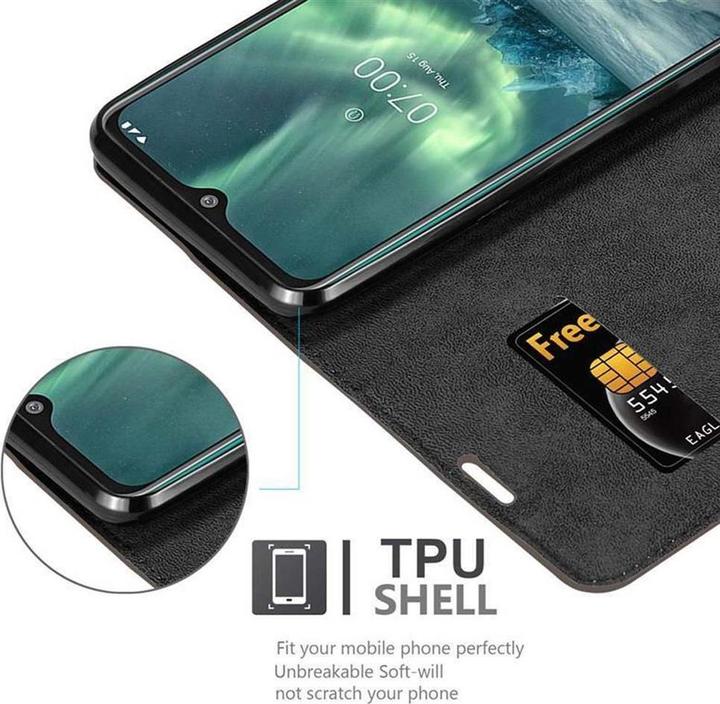 Produktbild Cadorabo Book Invisible Magnet Cover (Nokia 7.2)