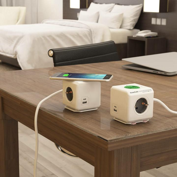 Produktbild Allocacoc PowerCube (3x, USB-A, USB-C, 1.50 m)