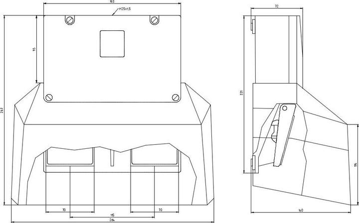 Produktbild Siemens Safety foot switch,two pedals,2N0+2NC