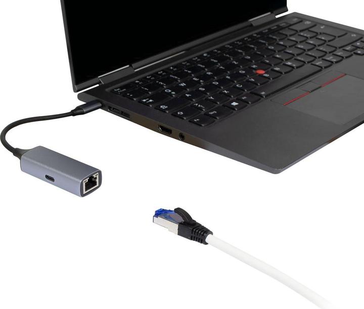 Produktbild Allnet USB 3.0 Typ-C Netzwerk Adapter 1 Gigabit LAN ALL-NC-1GPD-USB-C *ALLTRAVEL* (USB 3.0, USB-C, RJ45 Gigabit Ethernet (1x))