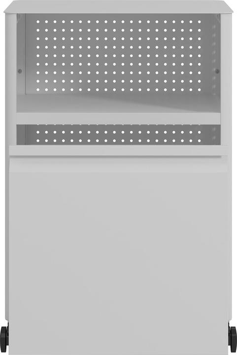 Produktbild En.Casa Rollcontainer Velvevn Stahl 54x40x36 cm Weiss (39.50 x 35.50 x 54 cm)