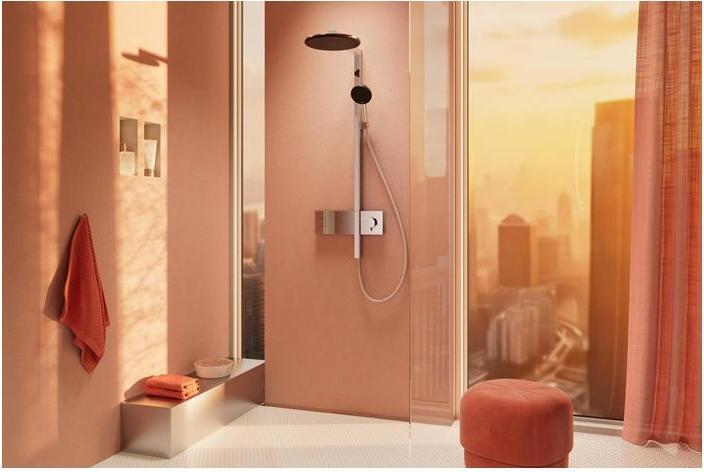 Produktbild hansgrohe HG Duschrinne RainDrain Flex kb. Wd-mon 1200mm edelstahl gebürstet (1200 mm)