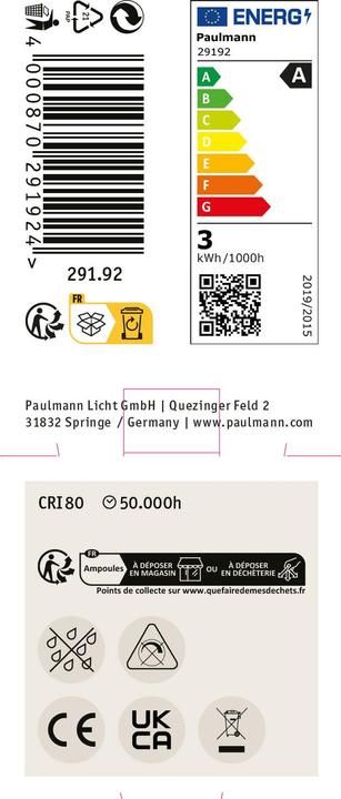 Productafbeelding Paulmann Reflector Eco-Line (GU10, 2.50 W, 450 lm, 1 x, A)