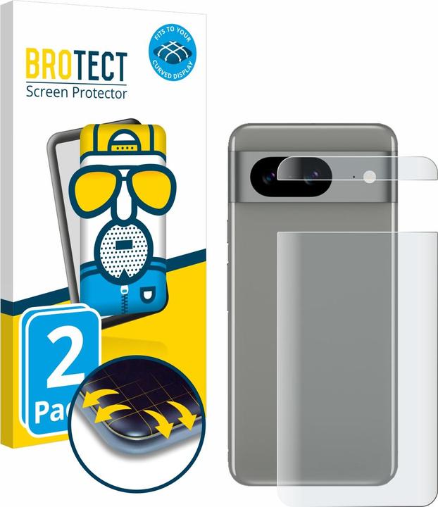 Actual product image BROTECT Full Cover Matte Screen Protector (2 Piece, Google Pixel 8)