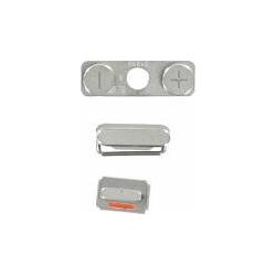 OEM Taste Stellen Sie Power / Volume / Mute für iPhone 4s ein (iPhone 4S), Mobilgerät Ersatzteile, Grau