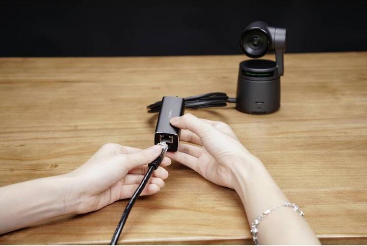 Produktbild Obsbot USB-C Adapter Tail Air USB-C zu Ethernet Adapter (USB-C, RJ45 (1x))