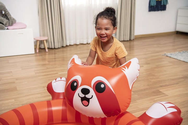 Actual product image Bestway Playful Red Panda Inflatable Ball Pit with 50 Play Balls