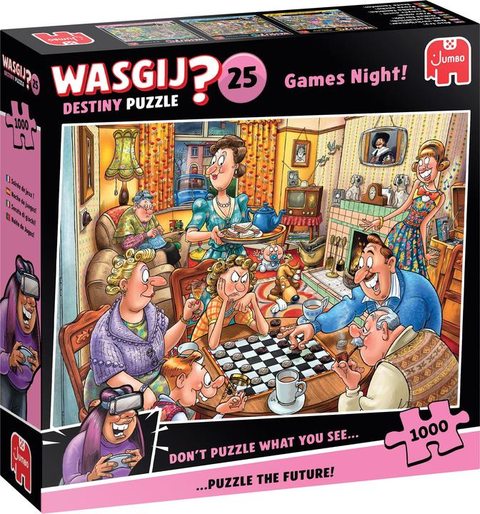 Produktbild Jumbo Wasgij Destiny 25 - Spieleabend! (1000 Teile) (1000 Teile)