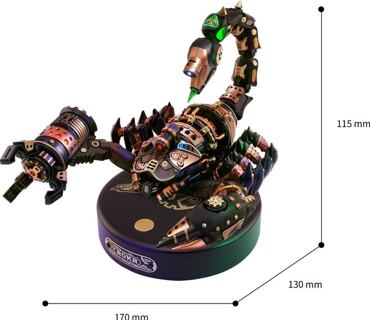 Produktbild Rokr 3D Steampunk Skorpion Bausatz