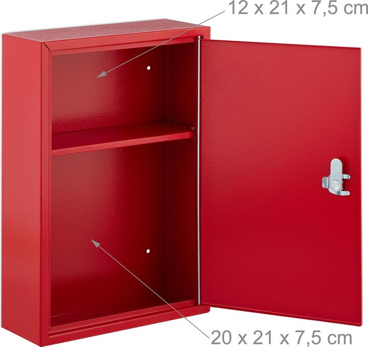 Produktbild Relaxdays Medizinschrank (21.5 x 9.5 x 32 cm)