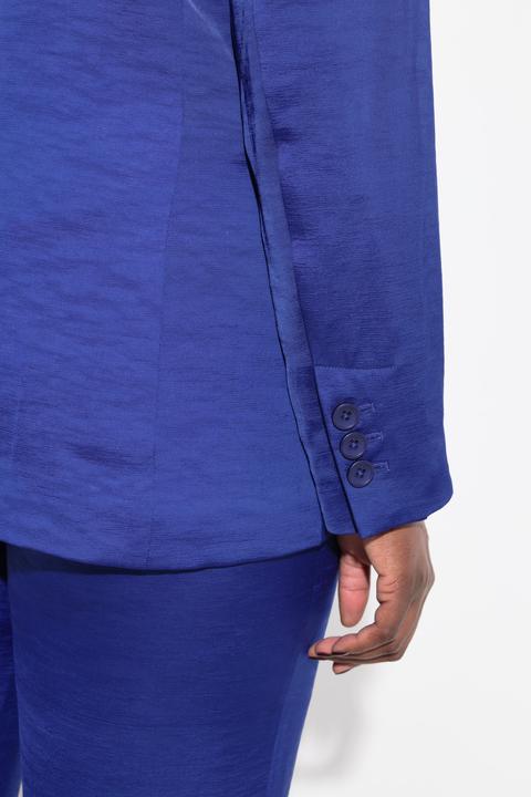 Produktbild Ulla Popken Blazer, Struktur, Reverskragen, Knopfverschluss (44)