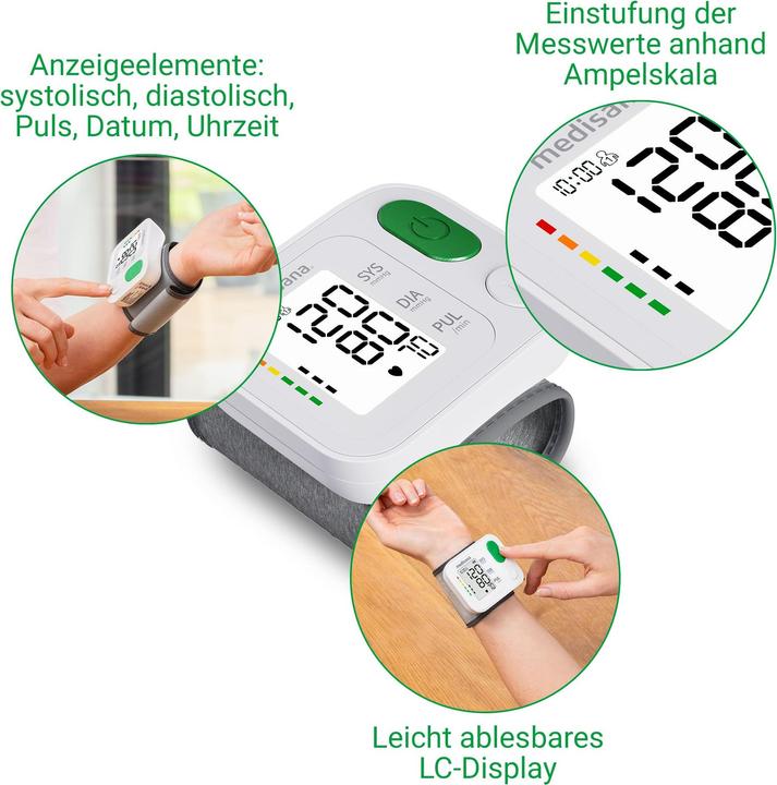 Image du produit Medisana Handgelenk-Blutdruckmessgerät BW 345 (Tensiomètre au poignet)