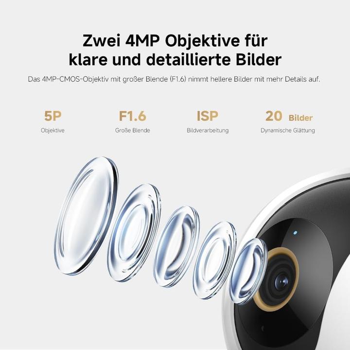 Actual product image Xiaomi Smart Camera C500 Dual (2560 x 1440 Pixels)