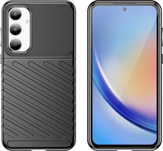 Produktbild Hurtel Thunder Case Panzerhülle für Samsung Galaxy A35 - Schwarz (Samsung Galaxy A35)