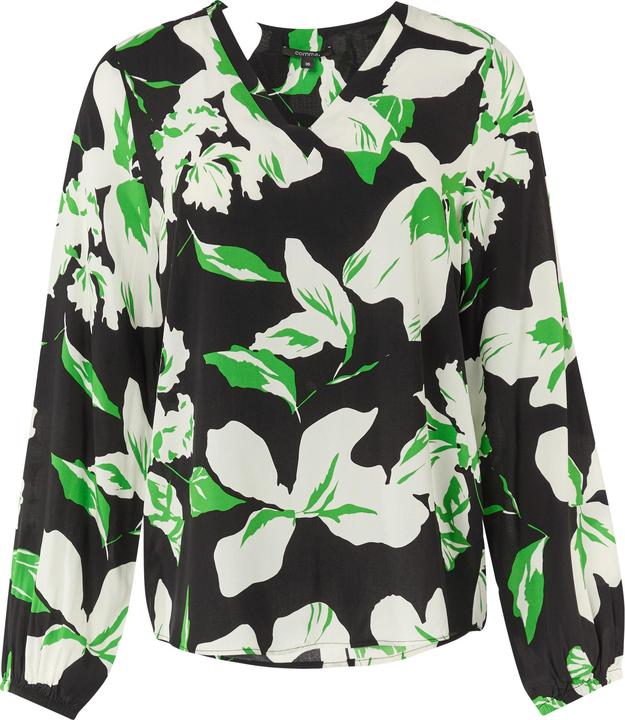 Immagine prodotto Comma Bluse Gemusterte Bluse mit Gummibündchen am Ärmel (32)