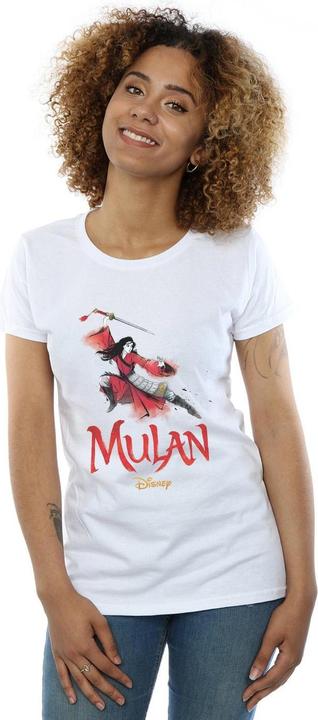 Actual product image Disney Womens/Ladies Mulan Movie Pose Cotton T-Shirt (XL)