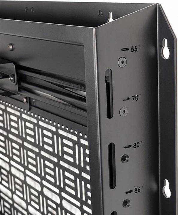 Produktbild b-tech Flat Screen Wall Mount With Pull-down AV Storage Tray (VESA 600 x 400)