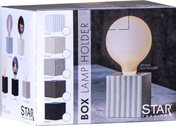 Produktbild Star Trading Tischleuchte E27 Box (E27)