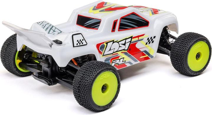 Actual product image Losi Micro-T 2S 1/28 2WD RTR Stadium Truck (Akku & Ladegerät enthalten), Weiss (RTR Ready-to-Run)