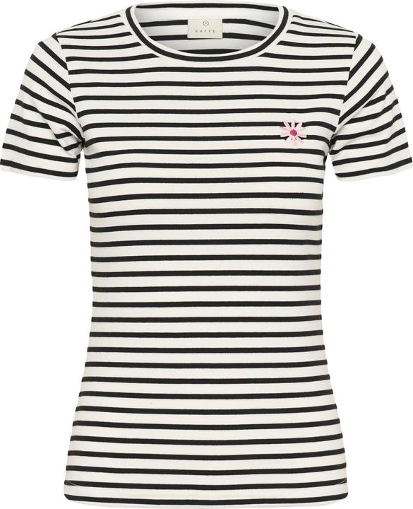 Black, Chalk, deep stripe flower