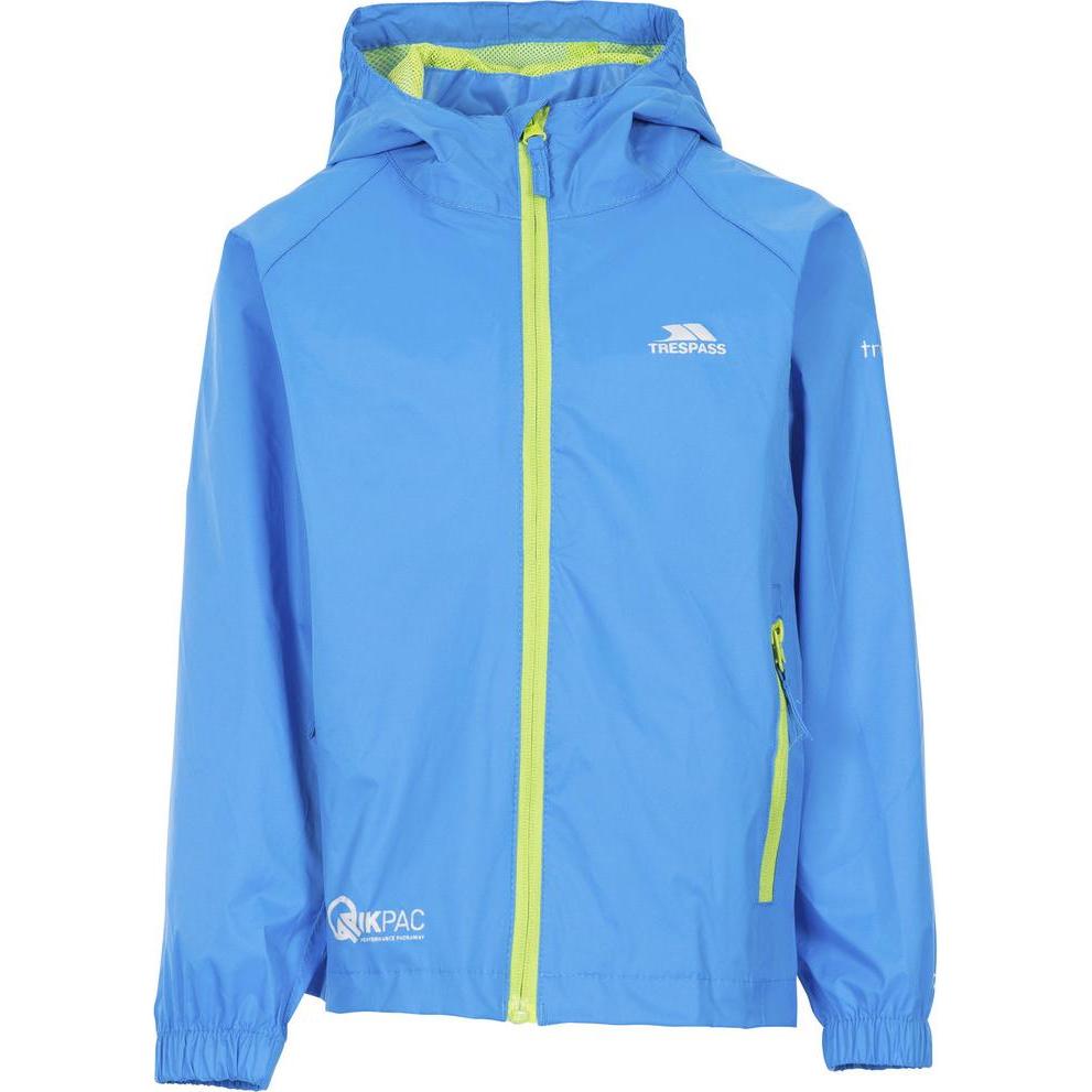 Trespass, Jacke, Qikpac Jacket - Unisex Kids Packaway Jkt Tp75 (11, 12), Blau, 11, 12