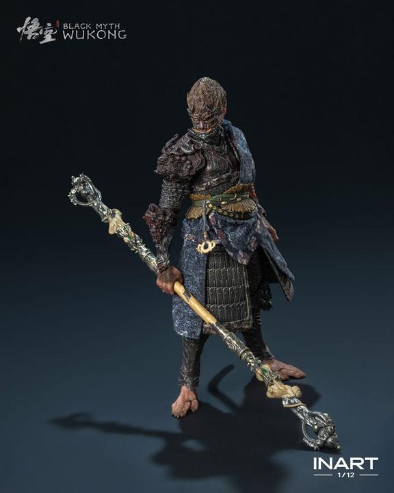 Queen Studios Black Myth: Wukong Actionfigur 1/12 The Destined One in the Bronze Armor Set Standard Ver. 16 cm