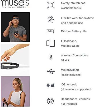 Actual product image Muse Brain Sensing Headband S 1st Generation