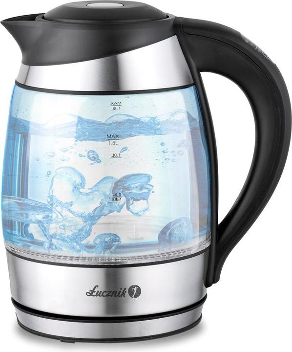 Łucznik LED glass kettle WK-2020 1 8L Black (1.80 l)
