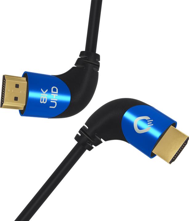 Produktbild Oehlbach HDMI AV Anschlusskabel (1x HDMI-Stecker - 1x HDMI-Stecker) 1 m Schwarz (1 m, HDMI, 2.1)