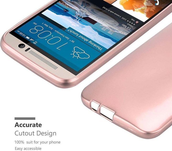 Produktbild Cadorabo TPU Matt Metallic Cover (HTC One M9)