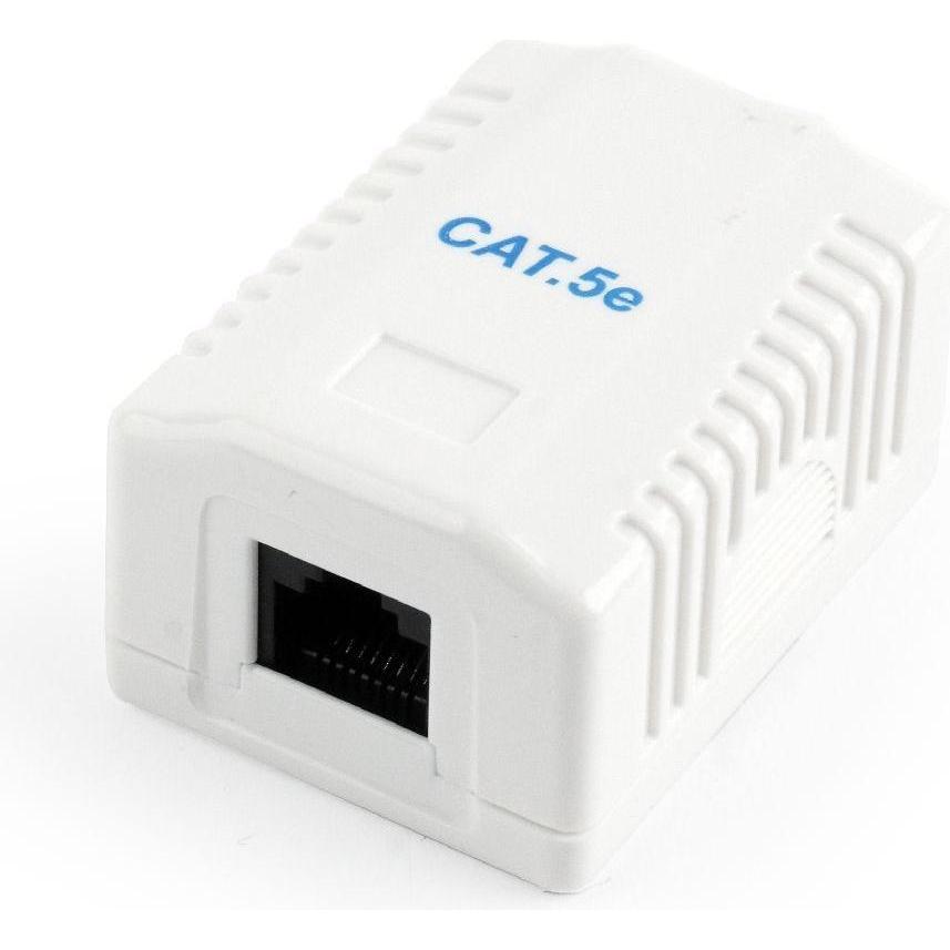 Gembird CABLE ACC MOUNT BOX CAT5E/NCAC-1U5E-01, Netzwerk Zubehör