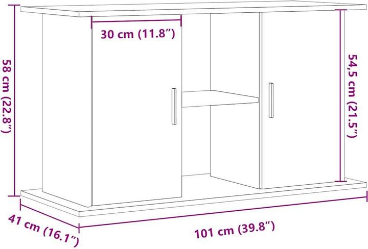 Produktbild vidaXL Aquariumständer