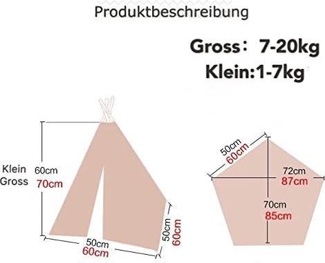 Produktbild Little Tipi-Zelt (Hund)