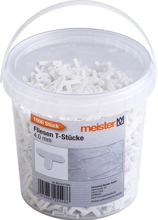 Actual product image Conmetall Meister Tile T-pieces 4.0 mm 1000 pieces