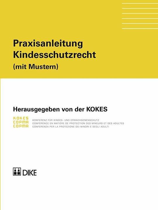 Produktbild DiKE Praxisanleitung Kindesschutzrecht (Deutsch, Konferenz für Kindes- und Erwachsenenschutz KOKES, 2017)