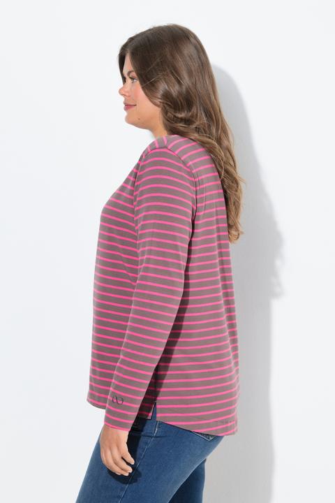 Actual product image Laurasøn Striped Crew Neck Shirt (44, 46)