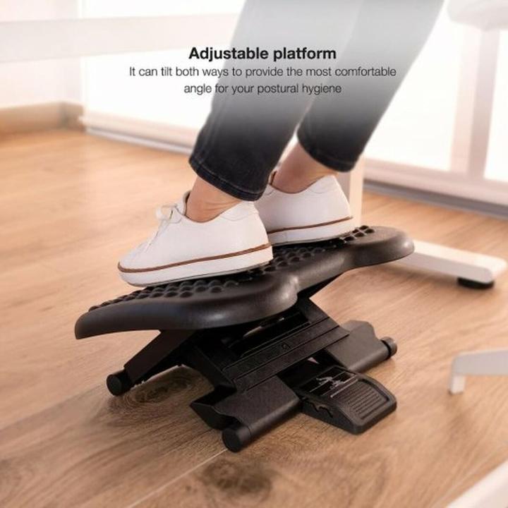 Actual product image Tooq Technology Reposapies Ajustable Confort Negro