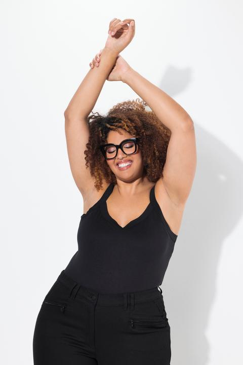 Produktbild Ulla Popken Spaghettitop, Rundhals, Modalmix, ärmellos (62)