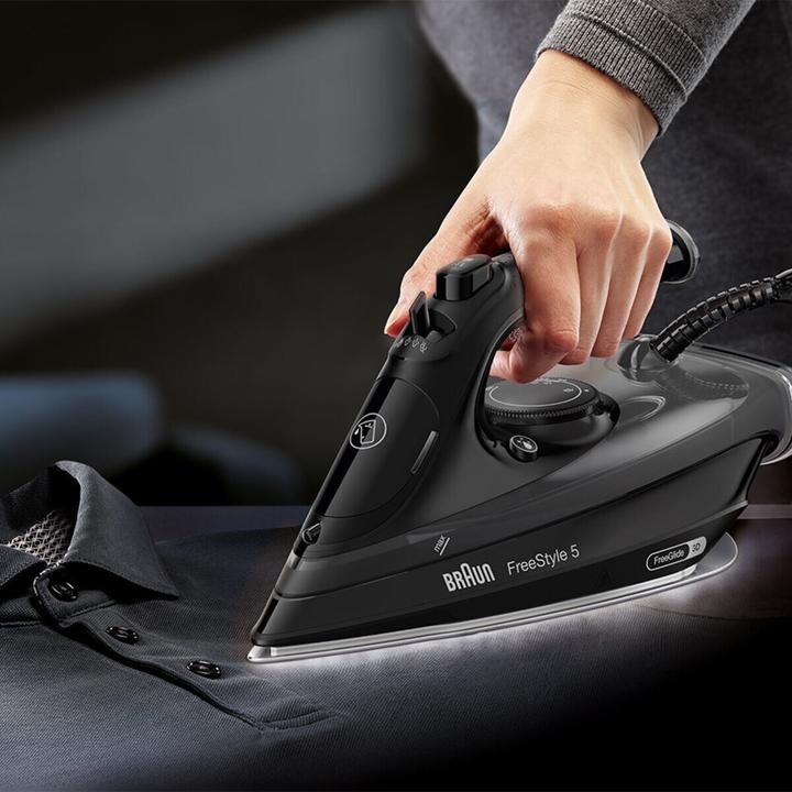 Produktbild Braun TexStyle 5 SI 5088 BK Trocken- & Dampfbügeleisen EloxalPlus soleplate (220 g/min)
